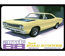 AMT 1/25 PLASTIC MODEL KIT 1968 PLYMOUTH ROAD RUNNER AMT821