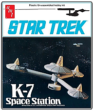 Star Trek K-7SPACE STATION MINIATURE U.S.S ENTERPRISE SPACE SHIP INCLUDED