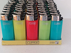 CLIPPER BRIO  LIGHTERS TRANSLUCENT wholesale  50 lighters   quality  high tech