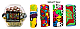 wholesale rubberised lighter cases  display of 32 cases assorted