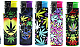 Marijuana hippy leaf  jet fl gas refillable large lighters lot of five assorted