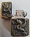 Zico oil lighter windproof Gold Dragon