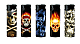 Zico LIGHTER ELECTRONIC GAS REFILLABLE  skulls x 5 set New release