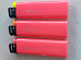 Cricket lighters lot of 3 Large slimline neon pink disposable