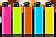 Cricket slimline disposable lighters 5 assorted colours