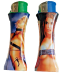 Lady  gas refillable large lighters adjustable flame x 4 fast shipping