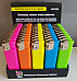 large gas refillable electronic lighters Adjustable flame solid neon colour  100