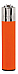Clipper super lighter gas refillable collectable, solid orange