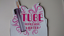 tube lighter high quality aluminum gas refillable long lasting, great value