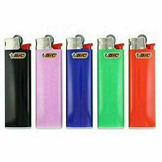 BIC MAXI Lighter Disposable J26 AU NEW 8 pcs  COMES WITH A BONUS CLIPPER BRIO L
