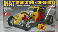 Lindberg Fiat Dragster 1/12 model kit model number 73043 Huge kit