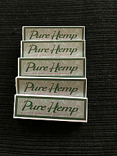 Pure Hemp Rolling Papers All Natural Regular Size 33 Leaves X 5 Packets