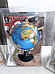 World globe pencil sharpeners x3 clearance line 10.6 cm H