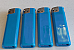4xlarge  Electronic Lighters gas refillable adjustable flame solid colour Blue