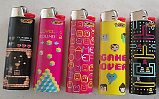 bic collectable set of five lighters free post comes with a free led torch light