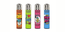 Clipper  4 x creative Refillable Lighters  collectable set of 4+ bonus
