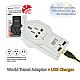 Sansai world travel adapter plus usb charger