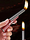 Unique Mini Dual Fire Gas Lighter Cool Novelty Double Barrel Shotgun Shaped LIGH