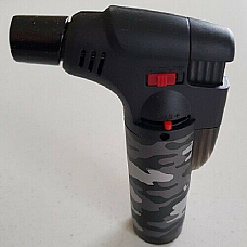 Jet  Flame Butane Camoflauge  hand held Torch Lighter powerful lockable flame