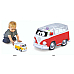 BB Junior licensed Volkswagen Samba Poppin Bus  Yellow Baby Kids Model Toy 9m+