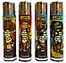 Clipper super lighter gas refillable collectable,set of 4 most reliable lighter