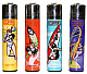 Clipper super lighter gas refillable collectable,set of 4 most reliable lighter