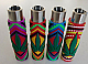 Clipper super lighter gas refillable collectable 4 set unique rubber case LEAF