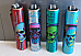 Clipper  4 x Micro  Refillable Lighters  collectable in metal skull cases