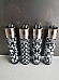 Clipper  4 Skulls Refillable Lighters  collectable set of 4+ bonus