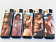 new large gas refillable electronic Man and Lady Pattern lighters x 5 Nomal flam