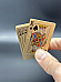 Playing Card Lighter Butane Wind proof Jet Lighter King & led torch