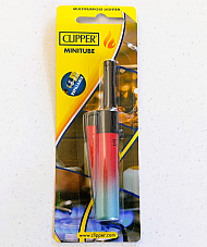 Clipper multi purpose utility lighter gas refillable red an blue use for bbq
