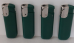 4 X MRK Jet Lighter DARK GREEN Torch Refillable Windproof 8cm Large High Strong