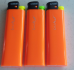 Cricket lighters lot of 3 Large slimline neon orange disposable