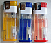 Large gas refillable see through lighter windproof x3