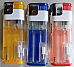 Large gas refillable see through lighter windproof x3