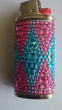 Bic pink and blue  case to suit your Bic mini lighter enhance your lighter