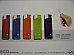 Lady  gas refillable large lighters lot of five assorted normal flame adjustabl