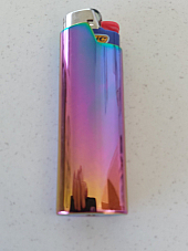 Bic Lighter case Blue heavy duty case with  bic lighter turn your lighter into