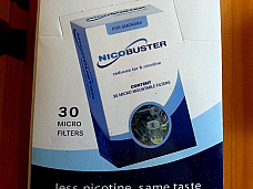 cigarette nicotine filter nico buster x30 per pkt   less nicotine same taste
