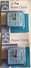 Travel Quartz analogue alarm clocks  x2  Great value