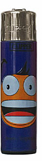 Clipper super lighter gas refillable collectable,emicons surprise blue