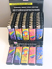wholesale large gas refillable electronic lighters Adjustable flame love is love