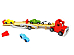 RED CAR CARRIER TRUCK BT8839 wooden  Rec. Age: 3 Years +