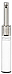 Clipper mini tube  refillable electronic utility lighter Clipper quality white