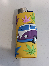 Brio Clipper lighter  complete with rubberised  soft touch case  Holiday