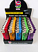 large gas refillable electronic lighters Adjustable flame wholesale displays x2