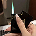 Playing Card Lighter Butane Wind proof Jet Lighter Gold or Black & led torch