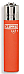 Clipper super lighter gas refillable , Micro soft touch orange