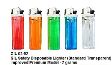 Lighters gil disposible quality lot of twenty value +++